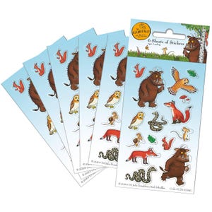 The Gruffalo Party Stickers Perfect for Loot Bag Fillers (6 Sheets)