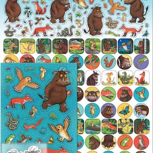 The Gruffalo Mega Pack of Stickers, Loads of Different Stickers A4 Size