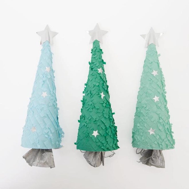 Christmas Trees Shaped Christmas Crackers Etsy UK