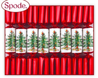 Robin Reed Bows & Berries Holiday Crackers - Bundle Of 12 Christmas Party Crackers