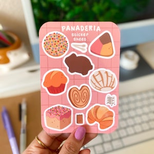 Panaderia - Latina - Mexican - Pan Dulce - Concha - Latina Stickers - Mexican Sticker - Pan Dulce Sticker Sheet - Pan Dulce Sticker - Latine