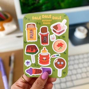 Mexican Candy Sticker Sheet - Latina - Mexican - Latina Stickers - Mexican Stickers - Mexican Candy - Latina Sticker Sheet - Dulces - Piñata