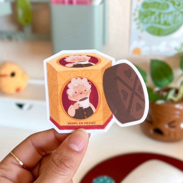 Chocolate Abuelita Sticker - Latina - Hot Chocolate Sticker - Mexican - Mexican Stickers - Latina Stickers - Mexican Hot Chocolate