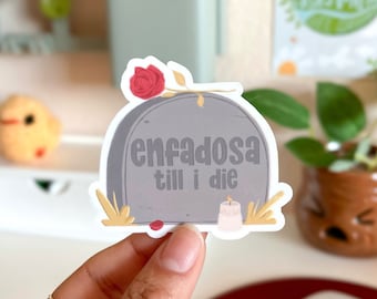 Enfadosa - Latina Stickers - Latina - Spanglish Sticker - Latinx  -  Funny Spanish Sticker - Latinx Stickers - Latina Power - Laptop Sticker