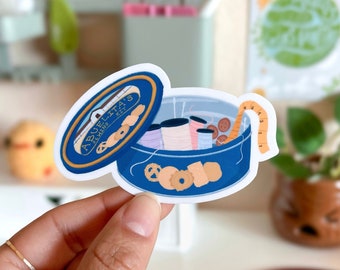 Latina Stickers - Latina - Butter Cookies Sticker - Abuelita Sticker - Latina Pride - Latinx Stickers - Latina Power - Sewing Kit Sticker