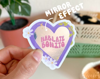 Latina - Self Affirmation Sticker - Latina Sticker - Self Love Sticker - Mirror Sticker - Spanish Sticker - Self Love - Water Bottle Sticker