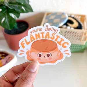 Flan Sticker - Latina Stickers - Mexican Sticker - Latina - Motivational Sticker - Latina Pride - Latine Stickers - Mexican - Mexicana
