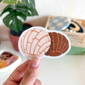 Latina - Mexican - Pan Dulce - Concha - Latinx - Latina Stickers - Mexican Stickers - Latina Pride - Water Bottle Stickers - Laptop Stickers
