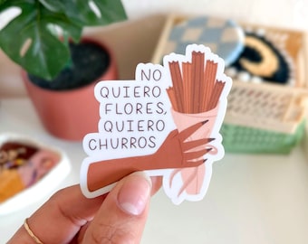 Latina - Latinx - Latina Stickers - Latina Pride - Latinx Stickers - Latina Power - Laptop Sticker - Water Bottle Stickers - Churro Sticker