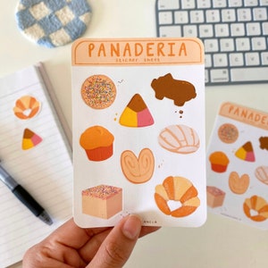 Latina - Mexican - Pan Dulce - Concha - Latinx - Latina Stickers - Mexican Stickers - Pan Dulce Sticker Sheet - Pan Dulce Stickers - Latine