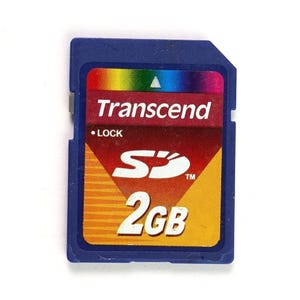 Tarjeta de memoria SD Transcend original de 2 GB, coleccionable, vintage, para dispositivos antiguos - Taiwán