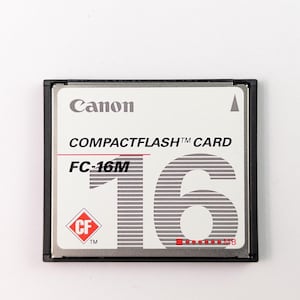 Rare Genuine Original Canon FC-16M CompactFlash Card 16MB Memory Card Japan!