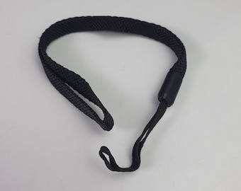 Vintage Unbranded Hand Strap Wrist Strap for Nikon Compact Film Cameras - Black