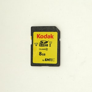 Cartão de memória Kodak vintage 8 GB Secure Digital SDHC de alta capacidade classe 2 - Japão