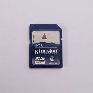 Tarjeta de memoria SDHC Kingston de 4 GB de clase 4 para dispositivos antiguos, cámaras, PDA y teléfonos