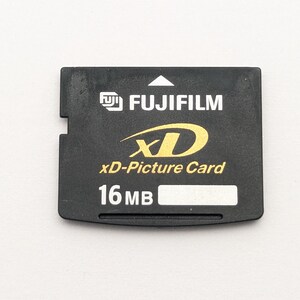 Rare! Fujifilm 16 Mb XD Picture Card DPC-16 Xd-picture Card Made
