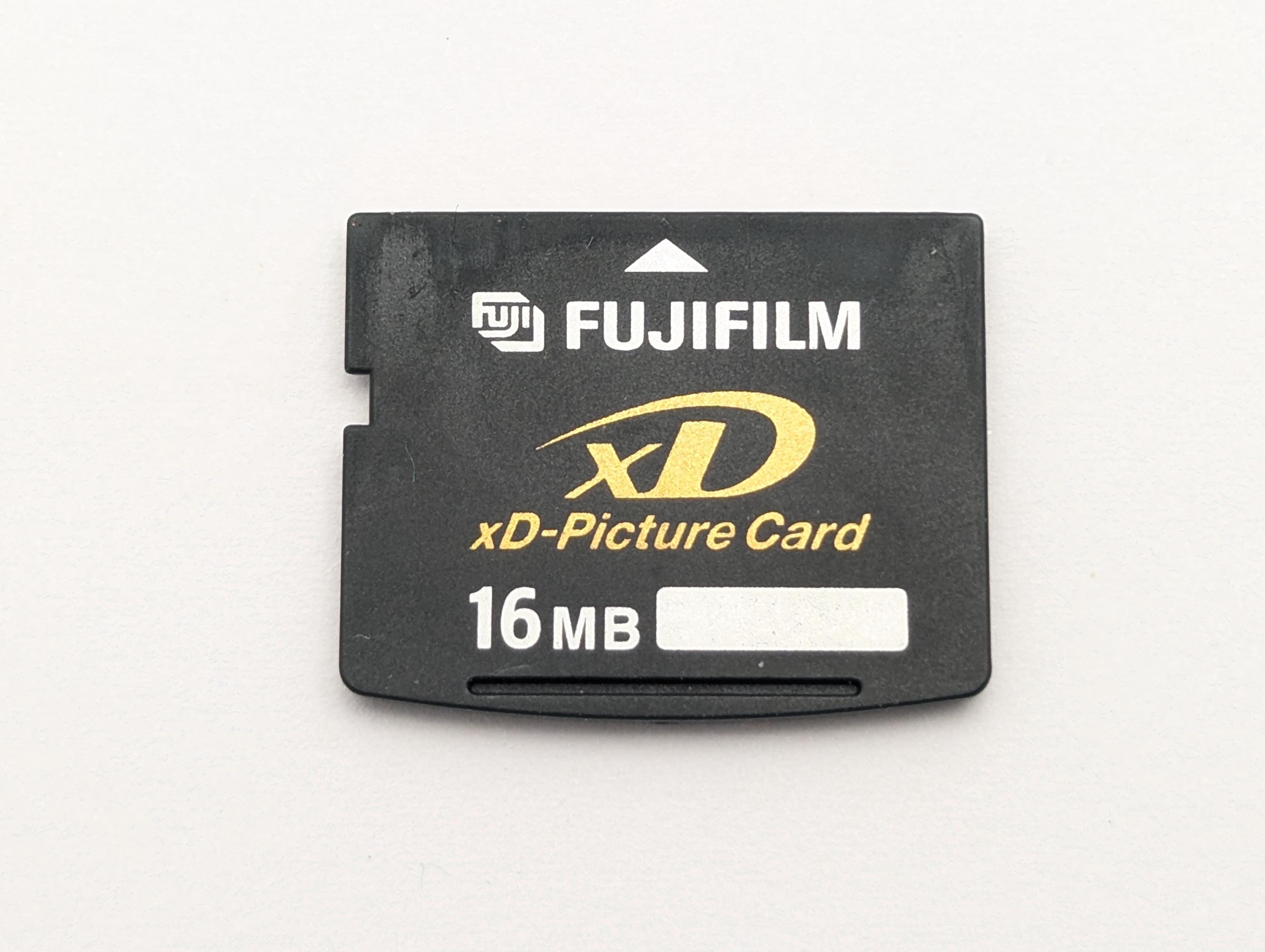 Rare! Fujifilm 16 Mb XD Picture Card DPC-16 Xd-picture Card Made