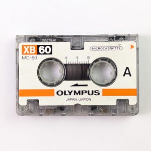 Vintage Olympus MC-60 Microcassette 60 min Tonband für Diktiergeräte / Diktatoren - Made in Japan