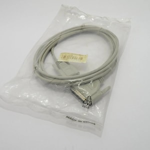 Zeldzame vintage RS-232 seriële kabel 9-pins vrouwelijk naar 25-pins mannelijk 3 m