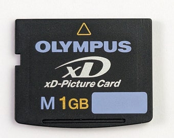 Vintage Olympus M 1 Gb XD Picture Card type M XD-Picture Card Memory - Made in Japan
