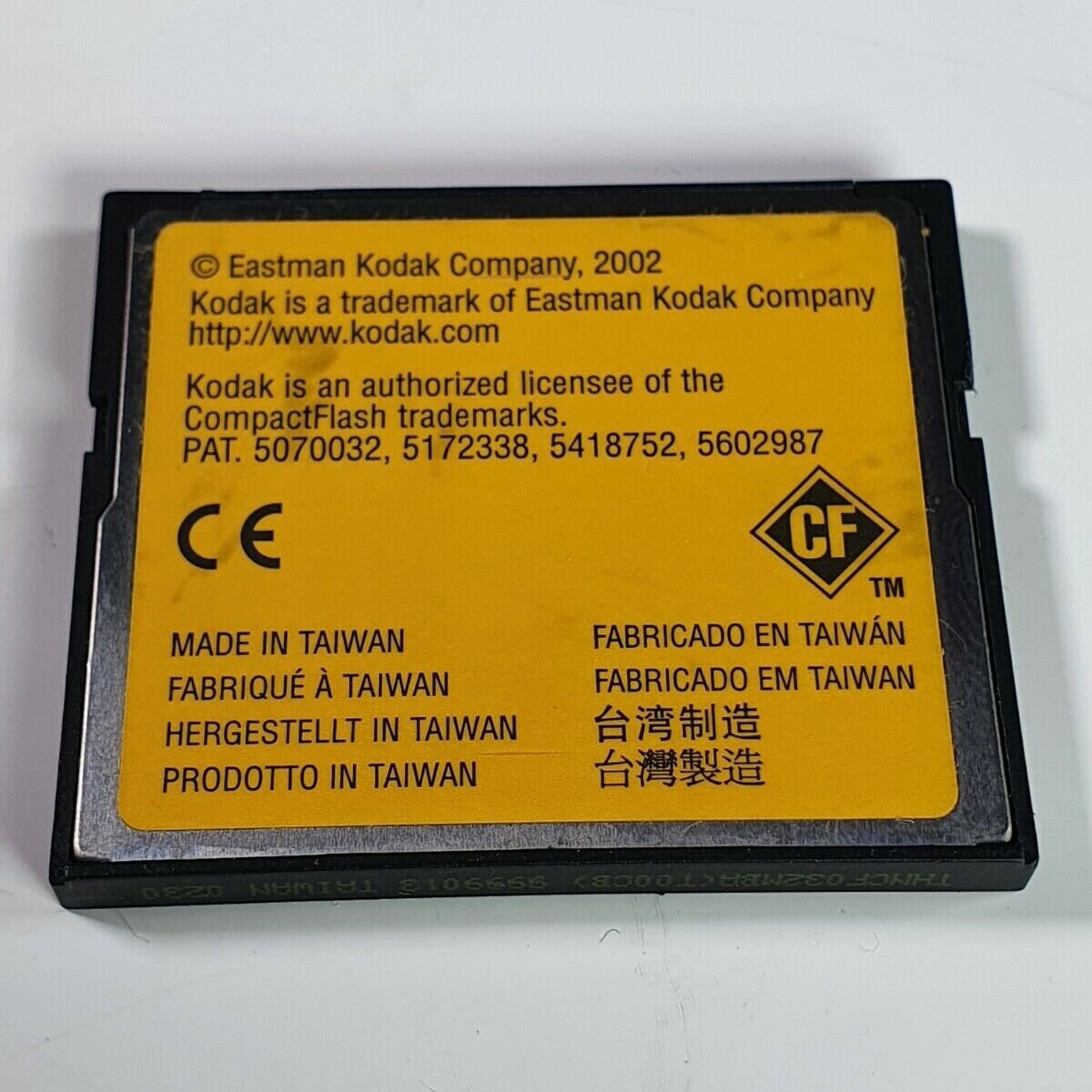 Digital Camera Memory Card Genuine Kodak Compactflash Card Etsy