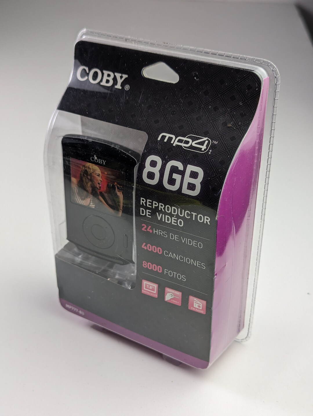 Rare Vintage Coby MP7778G 8GB Video MP3 Player With FM Radio Etsy