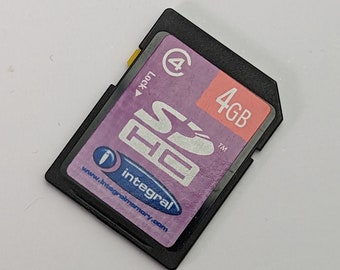 Vintage integrale geheugenkaart 4GB SDHC klasse 4 voor oude digitale camera's - Japan