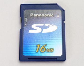 レア！ビンテージ パナソニック 16 MB SD カード 古いカメラやビデオ
