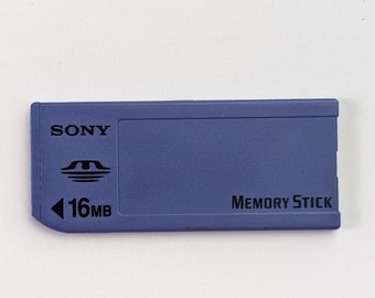 Memory Stick Sony d'origine de 16 Mo pour appareils photo Sony Cybershot MSA-16A - JAPON !