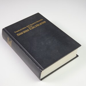 Vintage Religiöses Buch 1987 Biblia - Traduccion del Nuevo Mundo de las Santas Escrituras - Color Maps