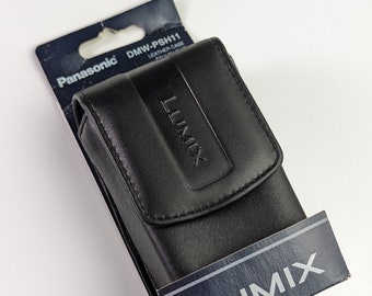 Panasonic DMW-PSH11 lederen harde tas voor Panasonic Lumix digitale camera's - nieuwe oude voorraad