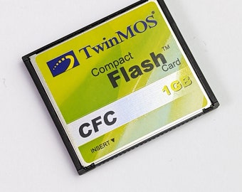 RARE! Vintage TwinMOS 1GB CompactFlash Card Memory Card CFC Card Picture Card - Japan