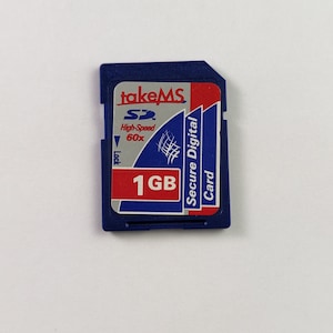 Schöne alte takeMS Sichere Digitale Karte 1GB High Speed 60x - Formatiert & Getestet