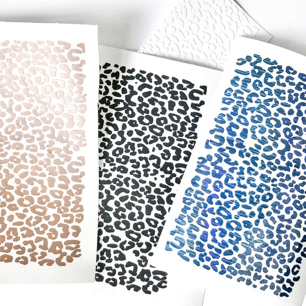 Leopard Print Decal, DIY Leopard Print, Leopard Print Sheet of Stickers, Cheetah Print, nail art, Leopard Print Decal