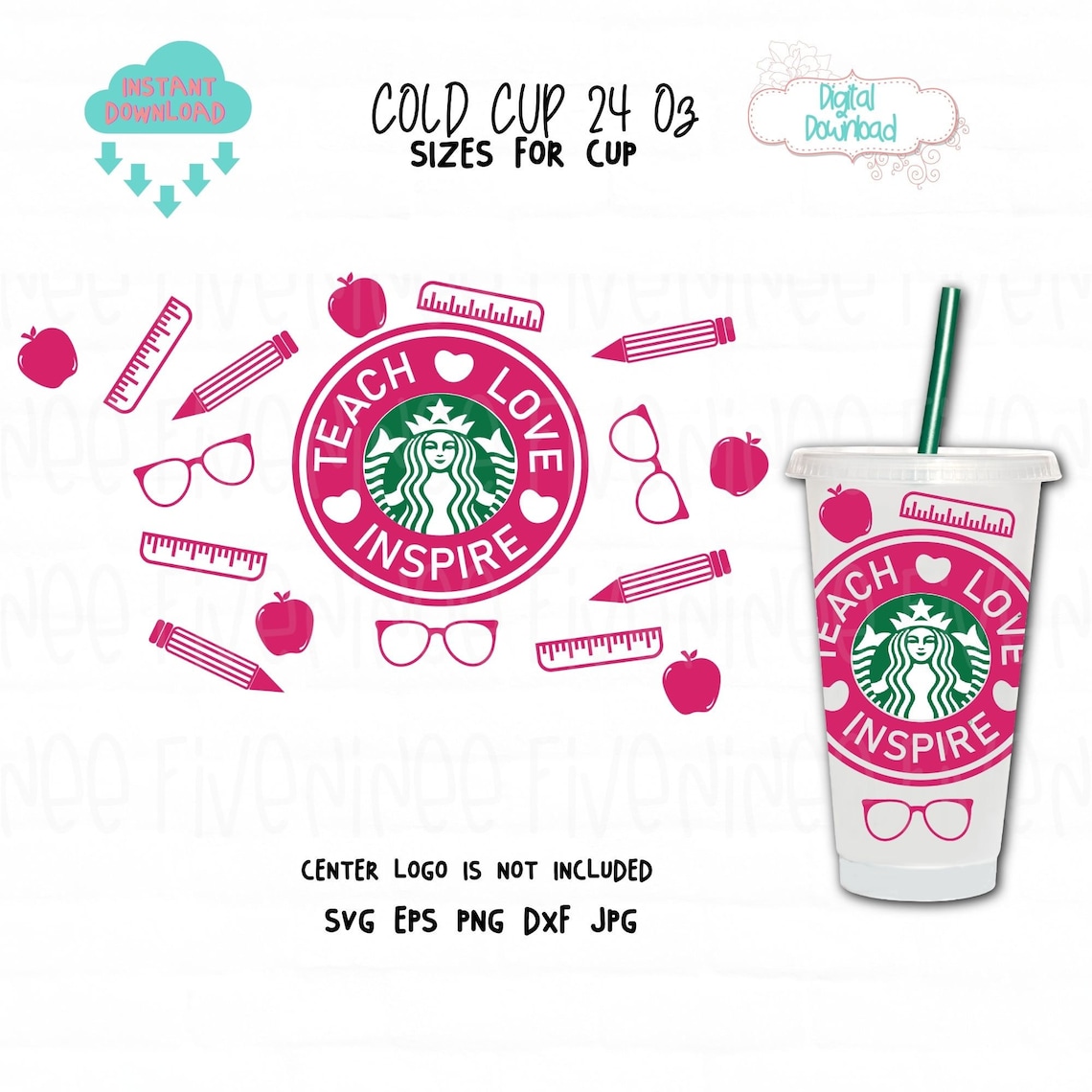 Free Free 218 Teach Love Inspire Svg Starbucks SVG PNG EPS DXF File
