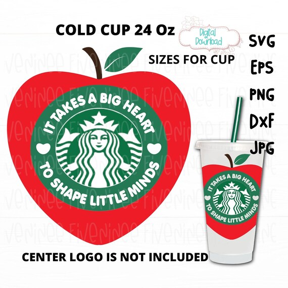 Download Teacher Starbucks Coffee svg Apple Starbucks Cup svg It | Etsy