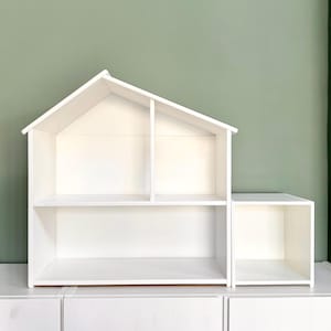Zimmer für Ikea Puppenhaus, Extra Raum für Ikea Flisat in Maßstab 1:12