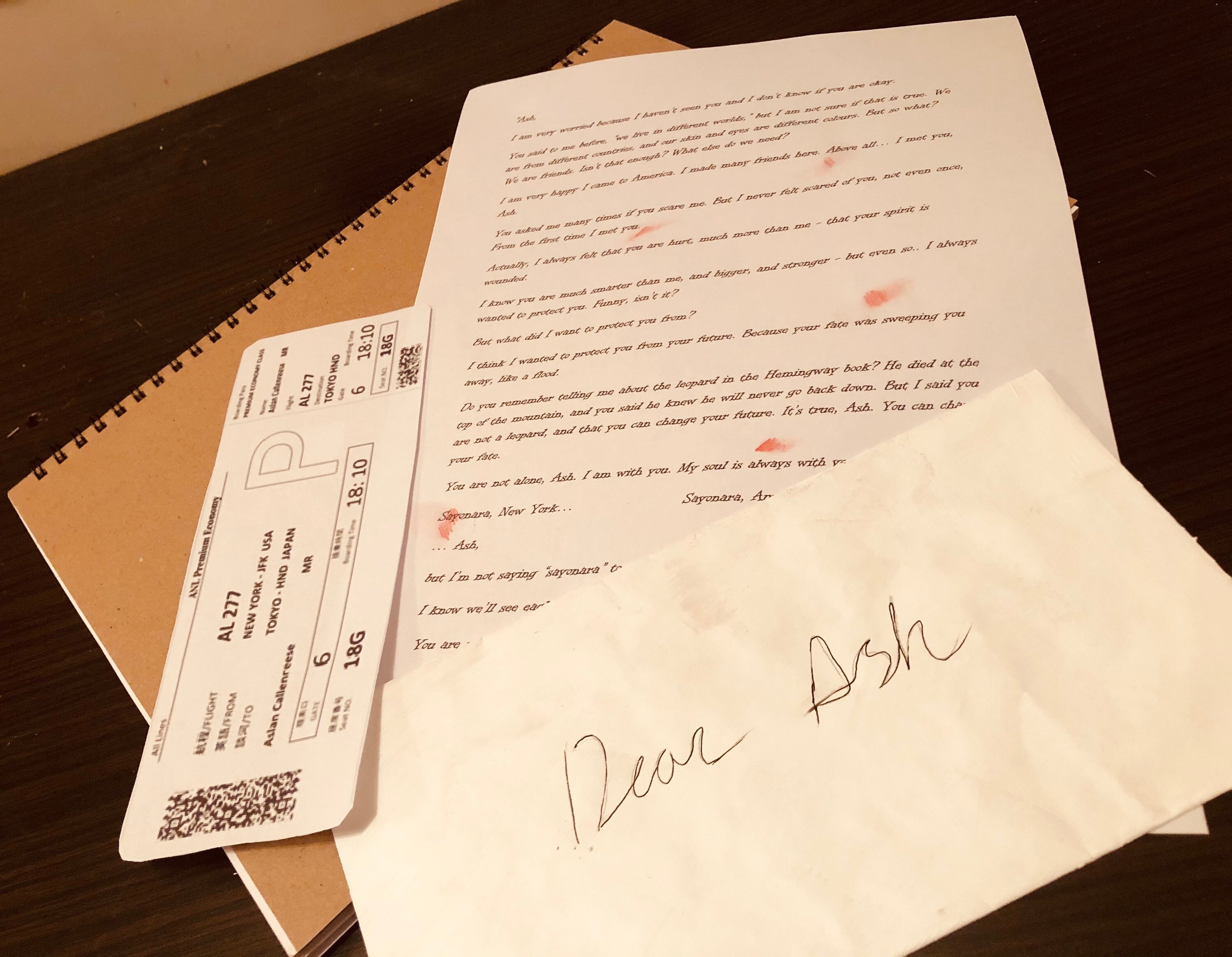 Banana Fish Eijis Letter To Ash Etsy Banana Fish Eijis Letter To Ash Etsy