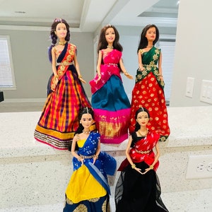 Barbie saree hot sale dress