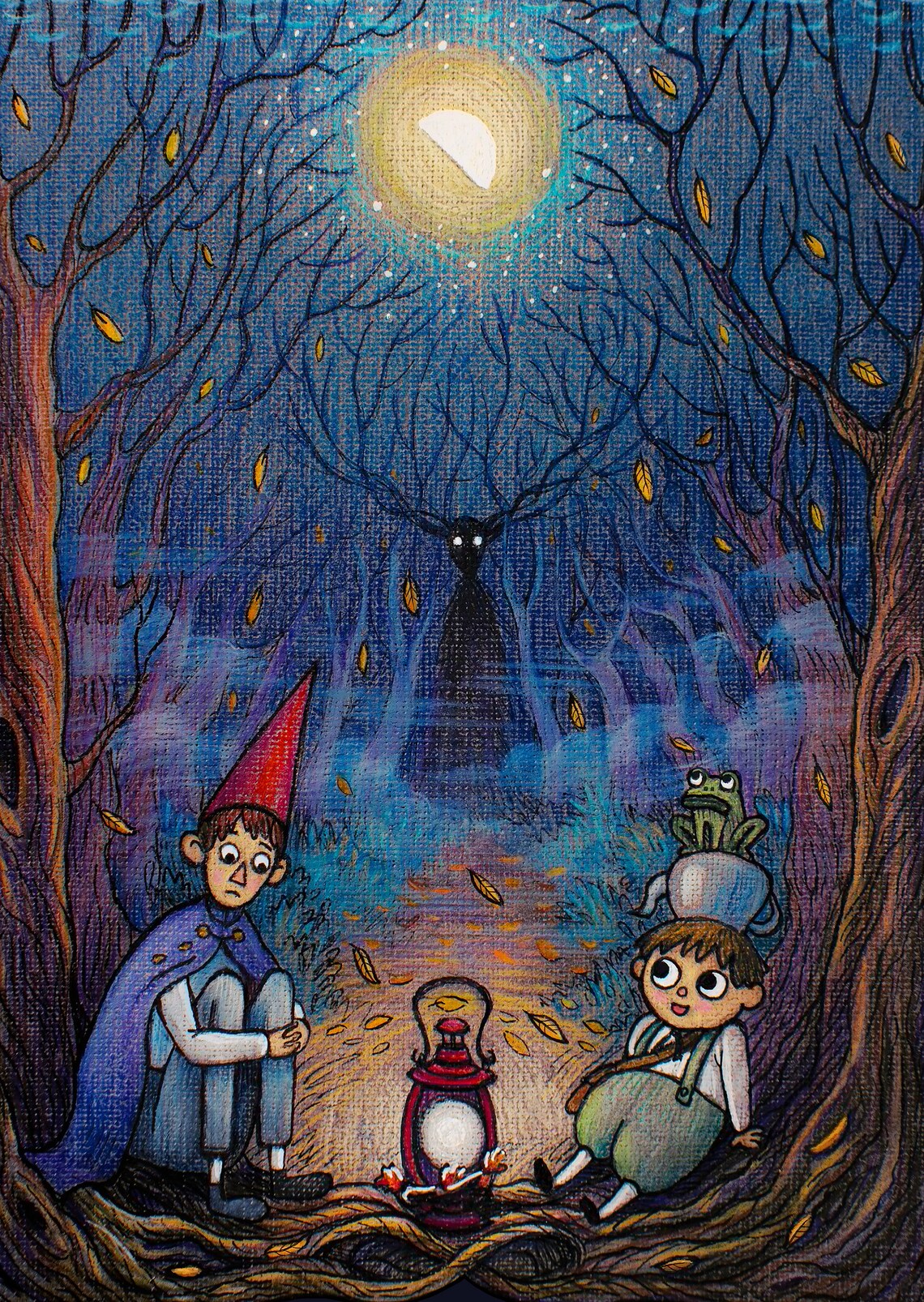 Über die Gartenmauer Wirt und Greg Kunstdruck | Etsy