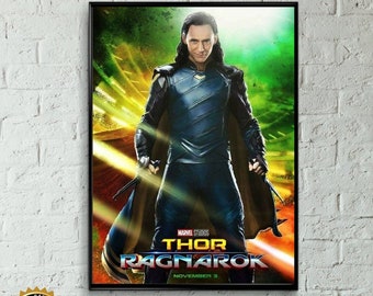 Loki 2021 Tom Hiddleston New Marvel TV series original artistic poster print Loki 2021 Tom Hiddleston New Marvel TV series original artistic poster print