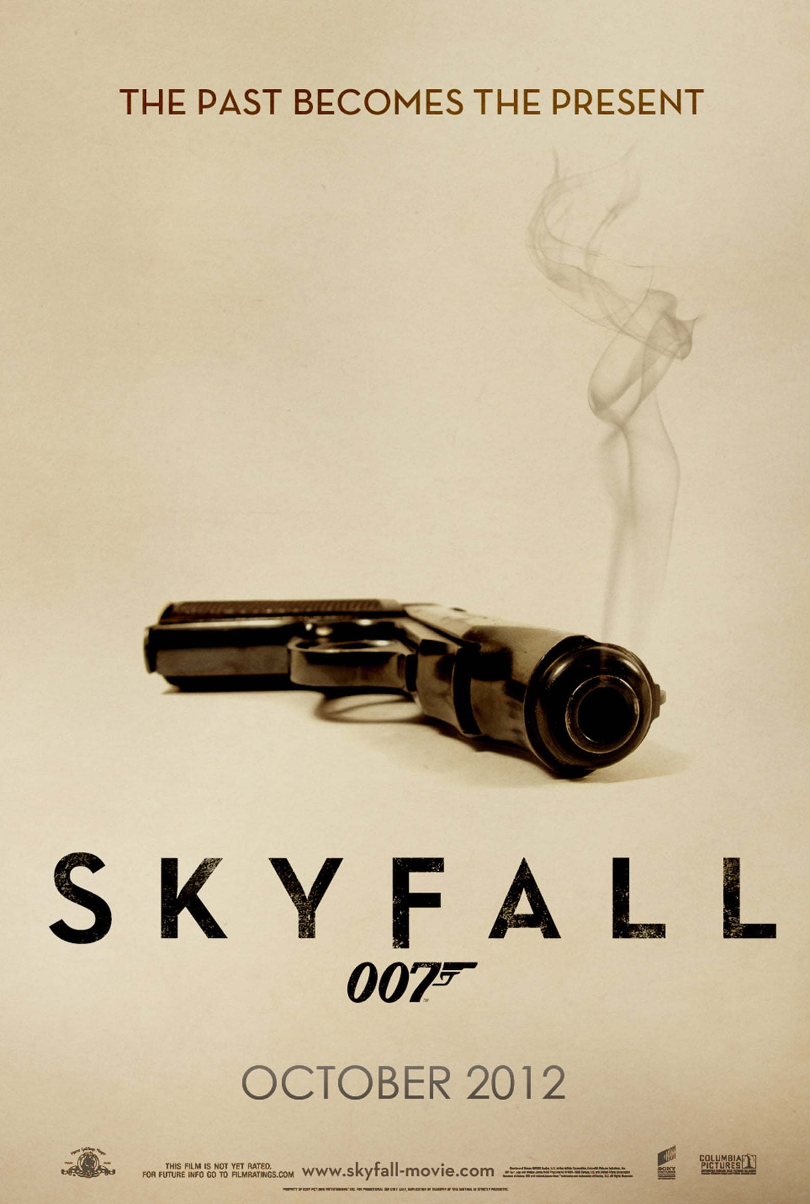 Skyfall James Bond minimalist poster Geek decor Home | Etsy
