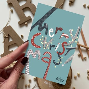 Cartolina di Buon Natale | Cartolina, biglietto d'auguri, cartolina di buon compleanno, buon Natale, biglietto di congratulazioni