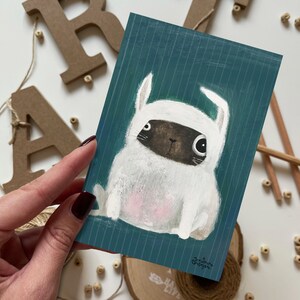 Cartolina Gatto e Coniglio | Cartolina, Biglietto d'auguri, Cartolina estiva, Cartolina di buon compleanno, Cartoline di animali, Cartoline della foresta