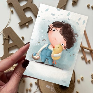 Osterpostkarte | Postkarte, Grußkarte, Sommerpostkarte, Happy Birthday Postkarte, Tierpostkarten, Waldpostkarten, Vogelpostkarte