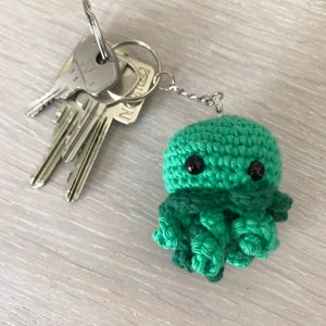 Amigurumi keychain crocheted jellyfish image 6