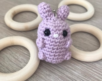 Amigurumi Keychain - Rabbit Crocheted