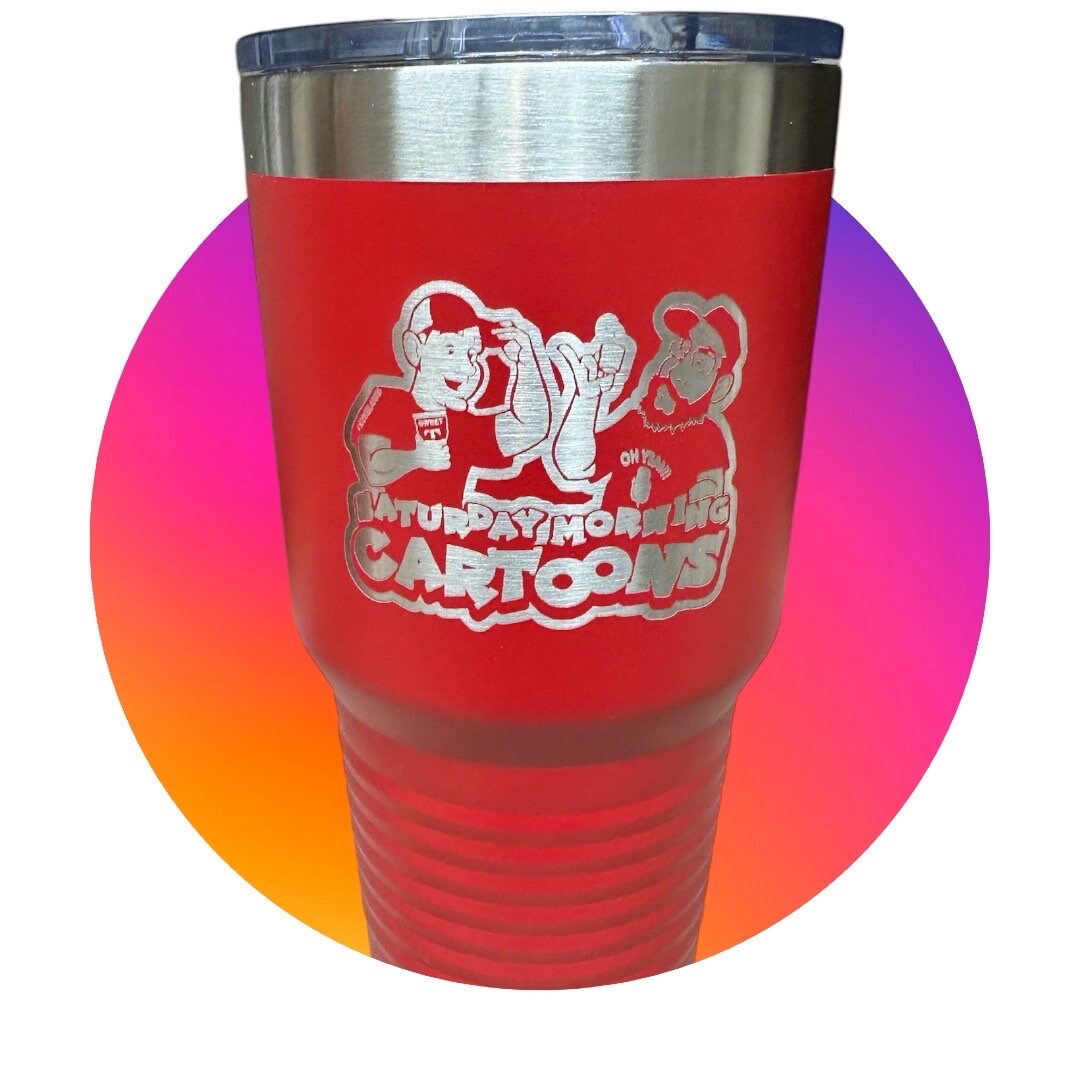 SMC 30 Oz Tumbler, Custom Logo Engraved Travel Mug, Personalized Water