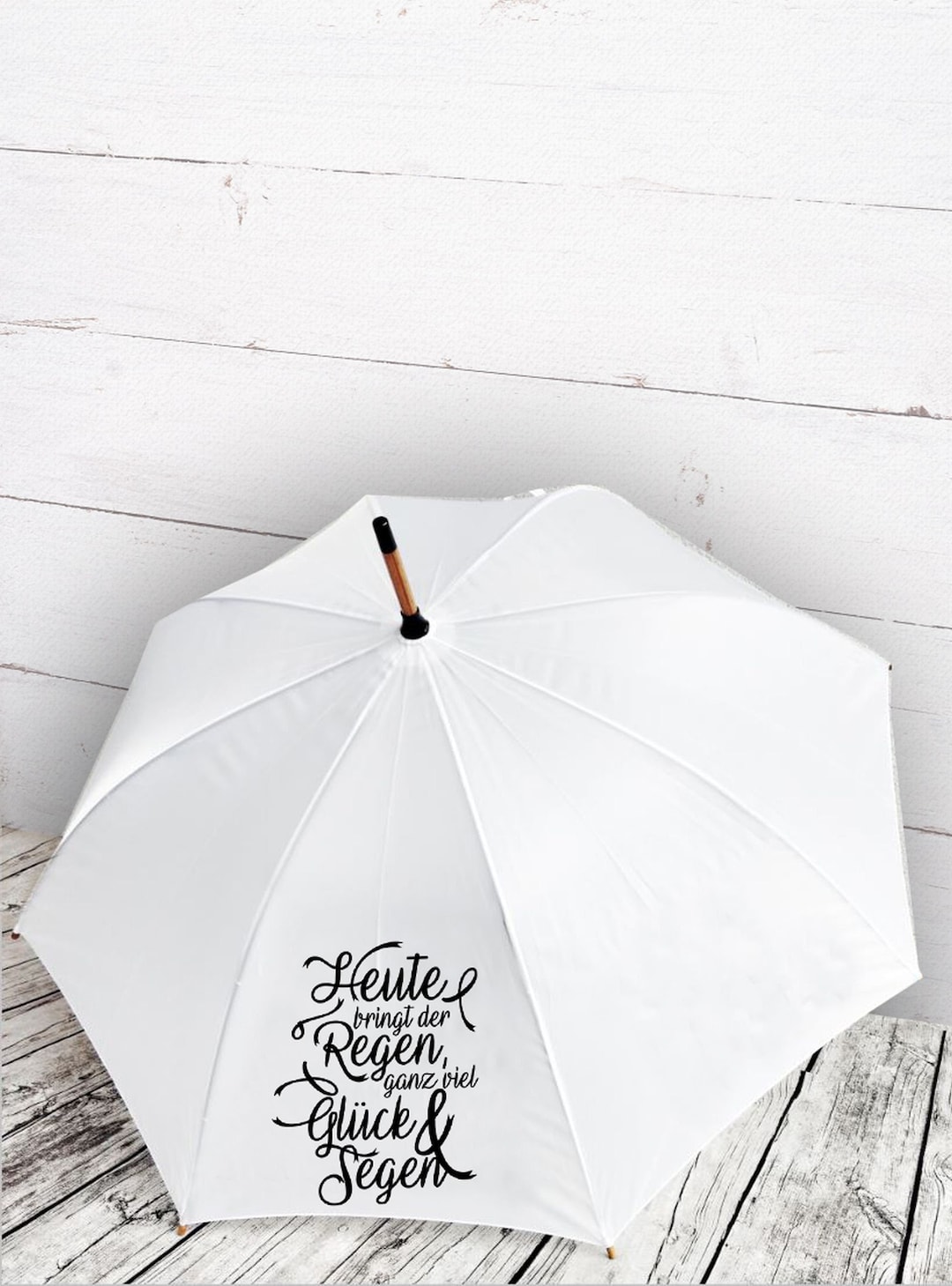 Hochzeit Regenschirm mit Spruch für Gäste Etsy.de