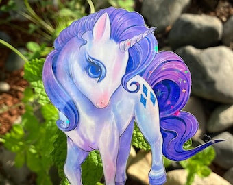 Rarity | MLP | My little pony | Handmade vinyl sticker | holographic